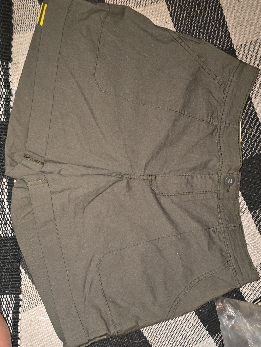 Women's Olive Green Cargo Shorts